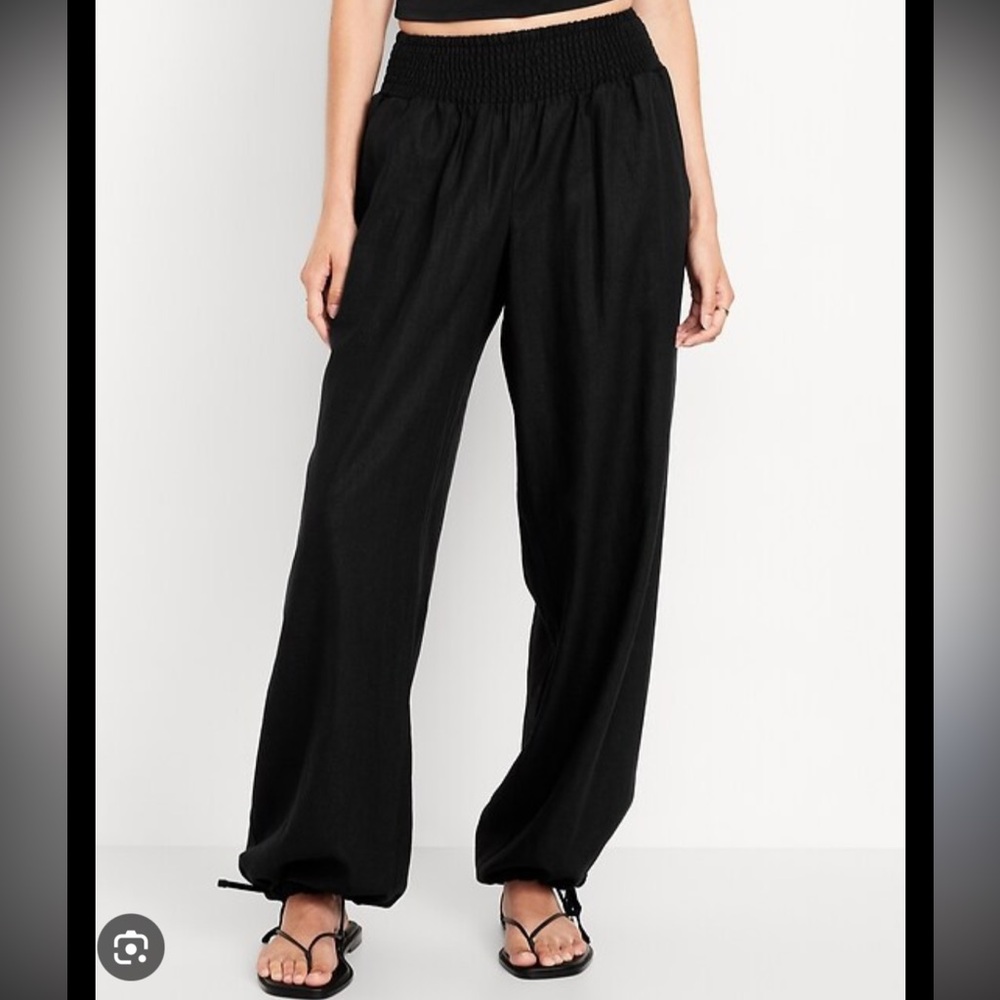 Old Navy Linen-Blend Harlem Pants